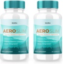 (2 Pack) AeroSlim Kapslid - AeroSlim Dietary Supplement for Advanced Weight Health, Maksimaalne tugevus All-Natural Pills sihtimiseks Kõhurasv, Kaalujuhtimise valem, Aero Slim (120 kapslit)