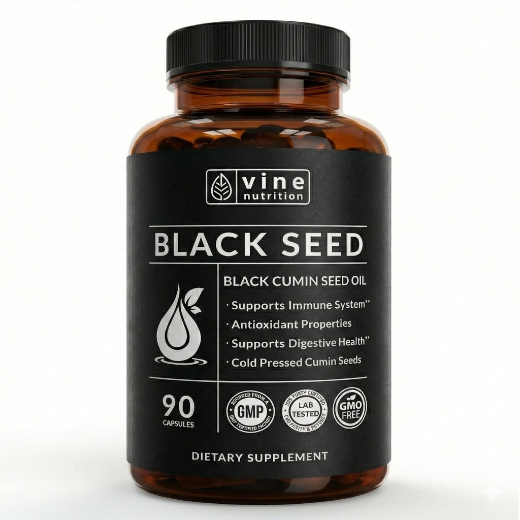 Black Seed Oil kapslid - Nigella Sativa - Immune Support Supplement Pehme geelid - Külmpressitud antioksüdant taimetoitlased Black Cumin pillid - 500 milligrammi valmistatud USAs