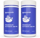UpNourish Chelated Magnesium Glycinate 500mg Capsules - Magnesium Chelate for High Absorption - Pure Magnesium Supplement for Calm, Leg Cramps, Muscle Relaxation 480 Capsules