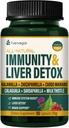 Jamaica Sarsaparilla Root Immunity & Maks Detox Cleanse Kapslid, Naha tervise ja immuunsüsteemi tugi täiendada Kalawalla piimaohakas. Zarzaparrilla y Cardo Mariano para el Higado Graso. 90 Caps