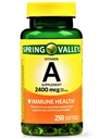 Spring Valley - A-vitamiini lisand 2400MCG 250 Softgels