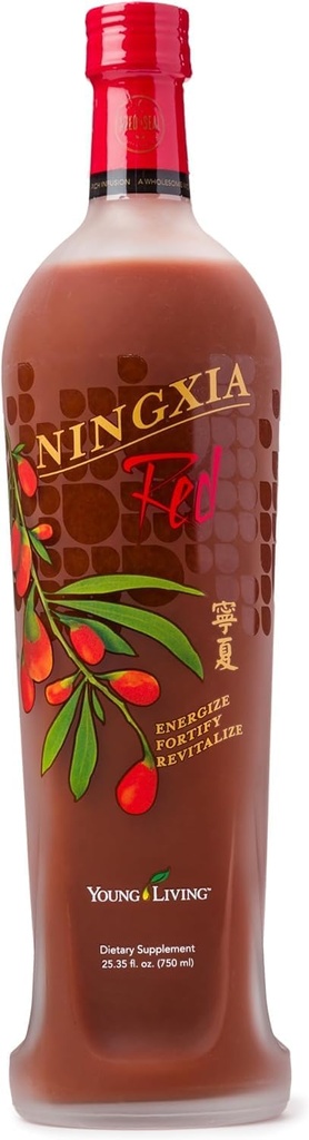 Young Living NingXia Red | 25.35 oz Pudel | Antioksüdant-rikas superfruit Blend | Antioksüdantne jook | Suurendada füüsilist energiat | Omadused Wolfberry, Plum, Aronia, Kirss, Mustikas ja granaatõunad