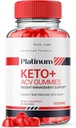 Rize labs Platinum Keto AVC Gummies Advanced kaalulangus, täiendus maksimaalse tugevuse Gomitas (60 Gummies)