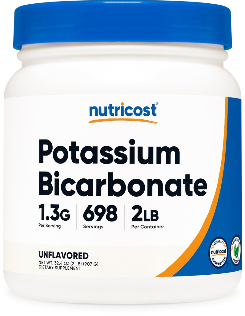 Kaaliumvesinikkarbonaadi pulber 2 LB – gluteenivaba, GMO-vaba