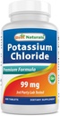 Parimad looduslikud Kaaliumkloriidi täiendus 99mg 400 tabletti - 3. partei Lab testitud