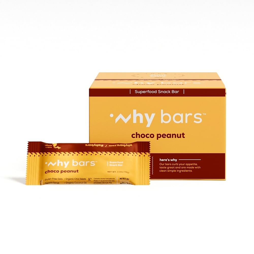 Miks baarid, valgubaarid, šokolaadimaapähklivõi, 2.04 Ounce Bars (Pack of 12 Protein Bars) - Protein Bar Superfood, Gluteenivaba, Non GMO, Orgaaniline, Vegan, lihtsad koostisosad