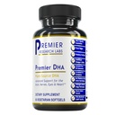Premier Research Labs Premier DHA - Vegan DHA koos Omega 3 rasvhapetega, vetikapõhine DHA naistele ja meestele, looduslik DHA lisa, mis sobib veganitele - 60 taimetoitlast softgelkapslit
