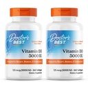 Arsti parim, (2 Pack) D3-vitamiin, 125 mcg (5000 RÜ), 360 Softgels