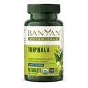 Banyan Botanicals Triphala tabletid - orgaaniline Triphala toidulisand Amla, Haritaki & Bibhitaki - seedimiseks, kõrvaldamiseks ja tervislikuks soolestiku mikrobioomiks * - 90 tabletti - mitte-GMO jätkusuutlikult hangitud vegan