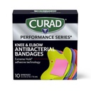 CURAD Performance Series IRONMAN Antibakteriaalsed Bandages, Extreme Hold Adhesive Technology, Põlve ja küünarnukk 3 tolli x 3 tolli, 10 Count, Ideaalne lõikamine, Scrapes, Sport ja aktiivne elustiil
