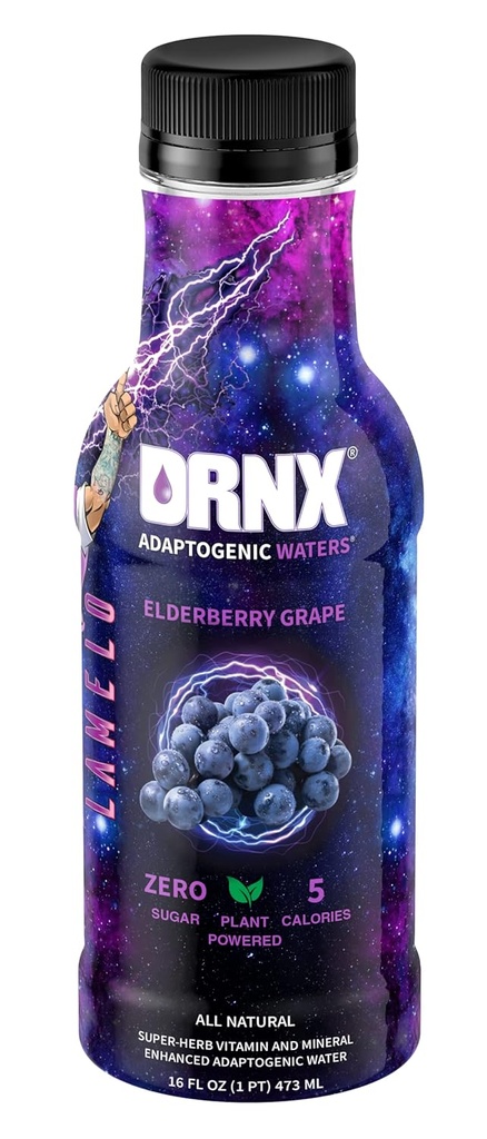 DRNX 12 Pack Adaptogenic Waters Complete Hydration Enhanced Beverage - Zero Sugar - 5 Calories - Super maitsetaimed, B & D vitamiinid, Antioksüdandid, Keto Sõbralik, Kõik Natural (Variety Pack)