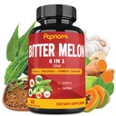 Orgaaniline Bitter Melon Extract Kapslid - 60 Pills 2 kuu - Kombineeritud Neem, lambalääts, kurkumiin, küüslauk & Papaya