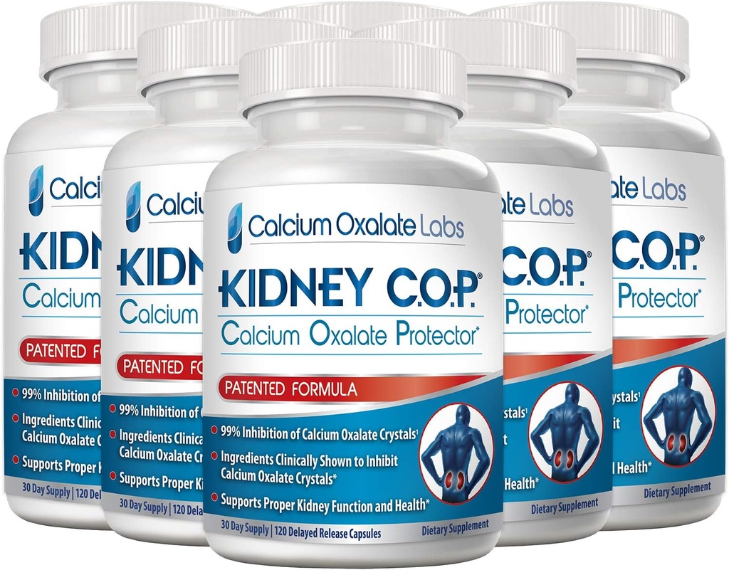 KIDNEY C.O.P. Kaltsiumoksalaadi kaitsja 120 kapslit, neerude tugi kaltsiumoksalaadi kristallidele, aitab peatada kivide kordumist, tugevam kui Chanca Piedra kivimurdja täiendused, 6 pakendit