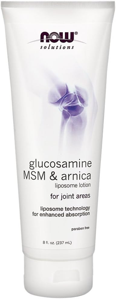 NOW Glükoosamiin, MSM & Arnica Liposome Lotion, 8-Ounce (pakk 2)