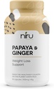 Papaya Ginger de Costa Rica - Niru Life. Blue Zone Papaya Ingver Kapslid. Üksik päritolu Papaya seemned ja Ginger Root Blend. Seedetrakti tugi, detox ja ainevahetuse suurenemine. 90ct. 500mg kapslid.