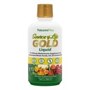 NaturesPlus Life Gold Multivitamiini Vedel 30 oz Toetab Energiatootmist, Tervislikku Immuunsüsteemi & Heaolu Sisaldab Vitamiine D3, B12, K2 & Üle 120 Terve Toidu Toitaine - 30 Servingut