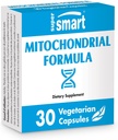 SuperSmart - Mitokondriaalne valem (täiustatud valem) - PQQ, R-lipohappe, atsetüül-L-karnitiiniga - Mitokondriaalne lisand | Mitte-GMO & Gluteenivaba - 30 taimekapslit