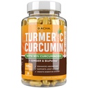 DACHA Tumeric Curcumin Supplement - 2250mg ühine tugi Toidulisandid Kurkum must pipar ingver 95% kurkuminoidid kapslid