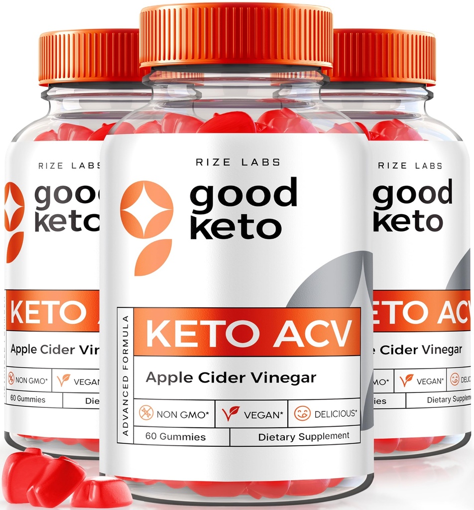 Rize labs - Hea Keto ACV Gummies Advanced Kaalulangus, Kõik Natural, Premium Formula, Apple Siidri Äädikas Supplement (180 Gummies)