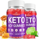 Keto ACV Gummies 1500MG Keto Õunasiider Äädikas Valmistatud Granaatõunapeedi Mahl Pulber B12 Vegan Non GMO 120 Gummies