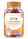 NutraChamps Kids Multivitamiin Gummies | Sugar Free 120 Gummy Vitamins for Kids | Vegan & Non-GMO | Maasikas, Passionfruit, Virsik & Cherry