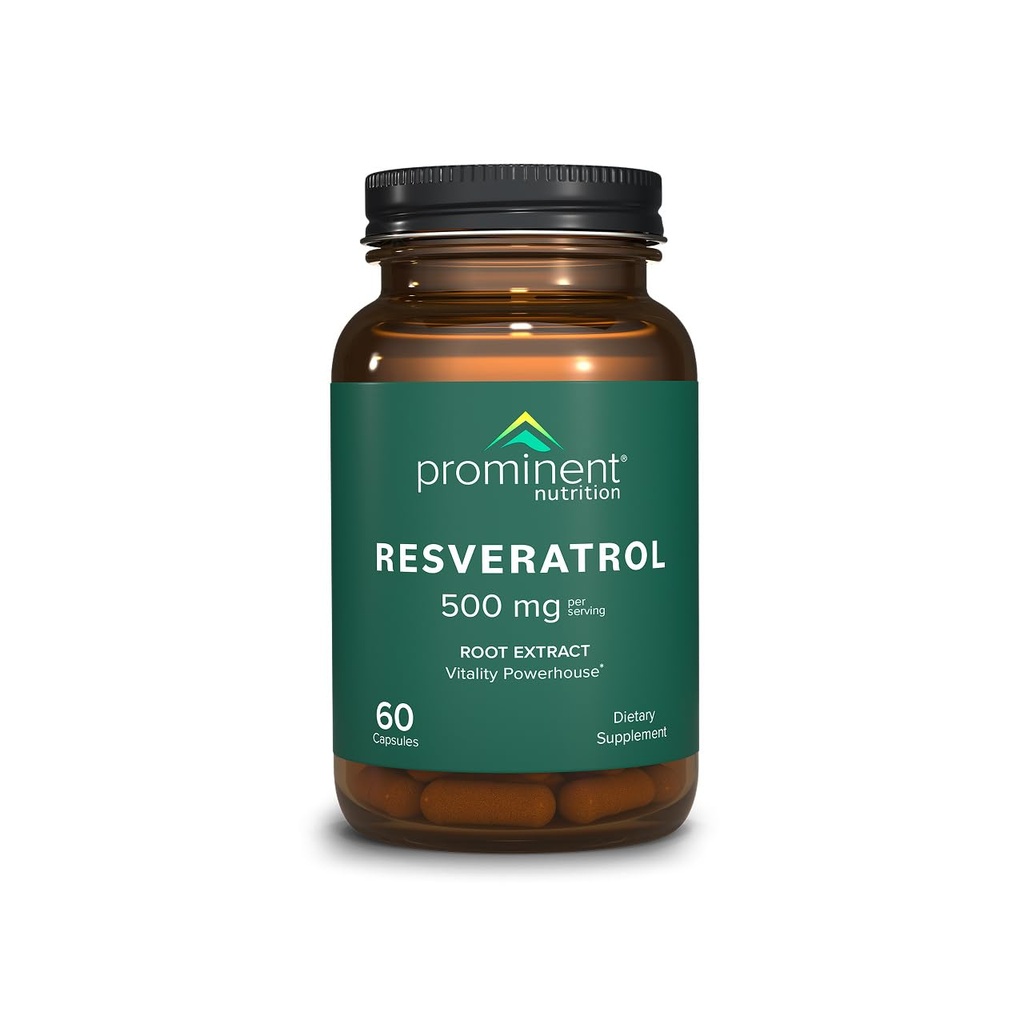 Silmapaistev toitumine Resveratrooli lisand, vananemisvastane ja immuuntoetus, 98% puhas trans-resveratrooli lisand, 500 mg, 30 päeva pakkumine - 1 pakend