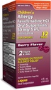 TARO Laste 12HR Allergia Relief Mitteuimane Antihistamiin Vedelik, Marjamaitse, Alkoholivaba, värvivaba ja suhkruvaba, Fexofenadiin HCl (4 oz)