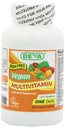 DEVA Vegan Rauavabad Multivitamiinid & Mineral Supplement, Green Food Blend, Spirulina, Chlorella, Ashwagandha, Broccoli, 90 kaetud tabletid