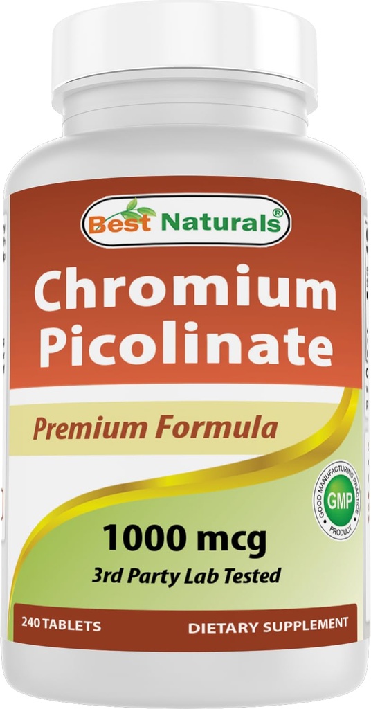Parim looduslik kroompikolinaat 1000mcg 240 tabletti