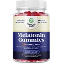 Melatoniin 5mg looduslik - želatiin vaba ja halal melatoniin Gummies 5mg une täiendada täiskasvanutele - Berry Sleep Gummies täiskasvanutele langevad kiiremini magama looduslike maitsete ja värvidega 60ct