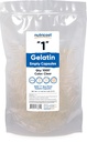 Nutrikost tühjad kapslid Želatiin Suurus 1-1000 Selge Tühi 1" Gel Kapslid - Kosher, Mitte-GMO, Sojavaba, Gluteenivaba