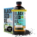 Premium Black Seed Oil Vedelik 16 oz - Suhkruvaba 3 kuu tarne Antioksüdant Türgi Black Köömneseemneõli - 3X Tümokinoon Esimene külmpressitud Vegan, Halal, Sweet Sunnah