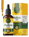 HERBAMAMA Mullein tilgad kopsudele - Vegan Lung Cleanse koos Mullein Leaf ekstrakti, Echinacea Tinktuura & Lagrits - Mitte-GMO, Alkoholi Ja Suhkruvaba Hingamisteede Abilisa - 56-päevane pakkumine