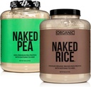 NAKED Veganvalgu komplekt: 5LB maitsestamata herne ja 5LB orgaanilise riisi