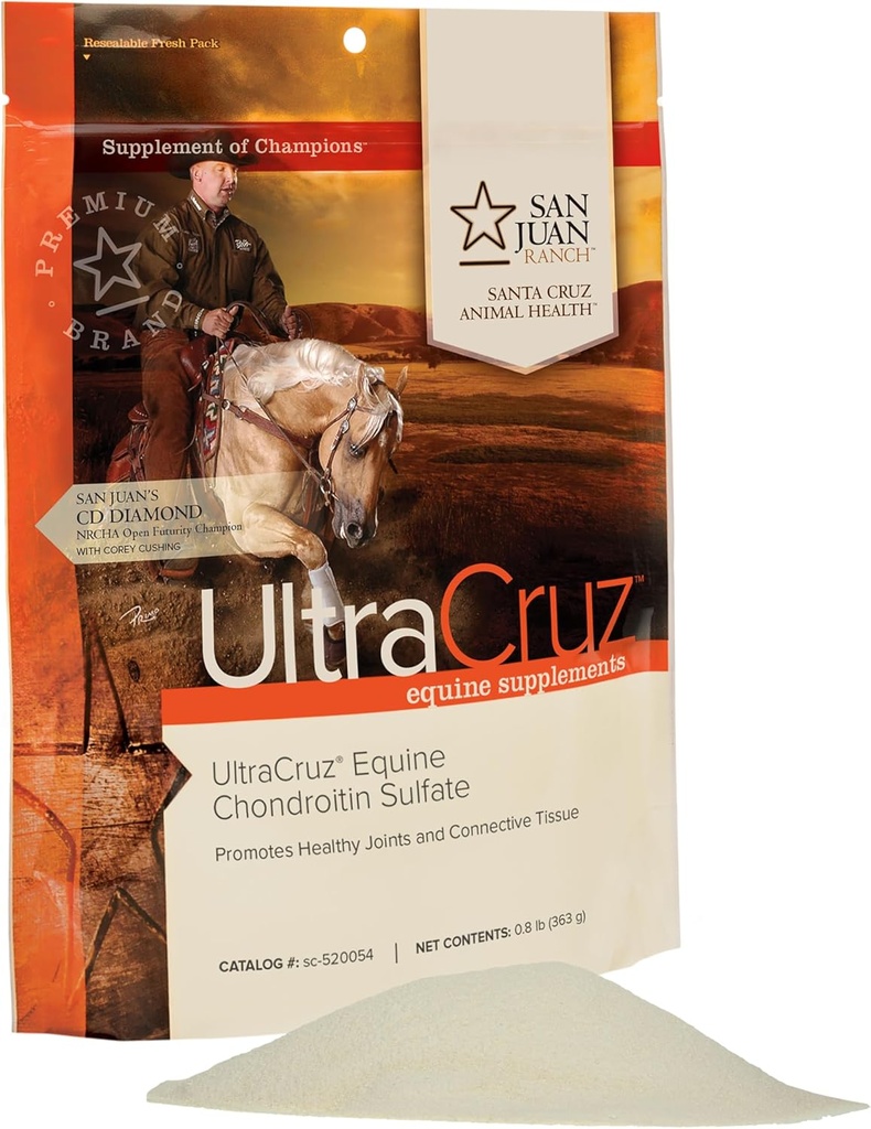 UltraCruz® Hobuste kondroitiinsulfaat, 1 lb, pulber