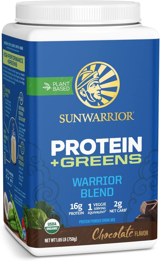 Orgaanilise valgu rohelised Superfood Powder | Vegan Taimepõhine Orgaaniline Valk Pulber Šokolaad maitsestatud BCAA Aminohapped & Superfood Blend | Mitte-GMO Soja Piima Ja Gluteeni Vaba (Šokolaad, 30 Servings)