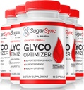 NutraRize (5 Pack) Sugar Sync Glyco Optimizer kapslid, ametlik SugarSync Glyco Optimiser, Sugar Sync Joint Optimizer, Sugar Sync Gluco Cleanse Detox Formula, SugarSync Glycol Reviews (300 kapslit)