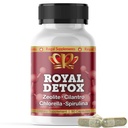 Royal Detox - All-in-One Cleanse | Zeolite, Cilantro, Chlorella, Spirulina, Apple Pectin | Full Body, Maks, Colon Detox | Toetab energiat, meeleolu, immuunsust, soolestiku tervist, Vähendatud põletik 90 kapslit