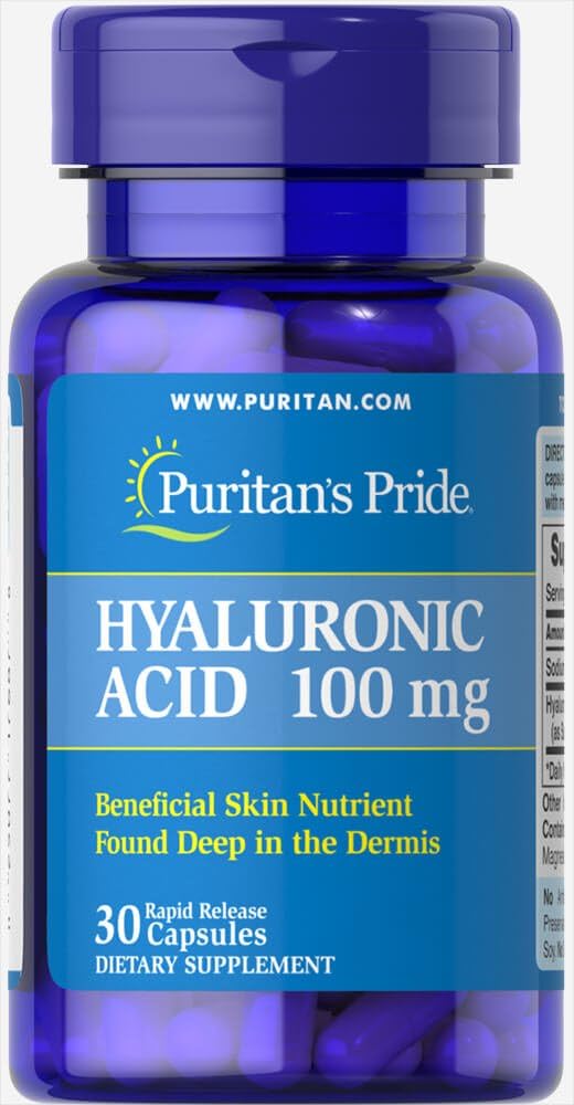 Puritaan Pride Hüaluroonhape 100 mg- 30 kapslid