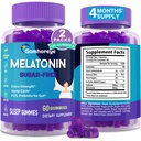Melatoniini kummid 30 mg täiskasvanutele - maksimaalne tugevus Melatoniini kummid lõõgastamiseks ja rahustamiseks, eksogeenne melatoniini lisand koos FOS-iga immuunsuse, soolestiku tervise ja pH tasakaalu jaoks, suhkruvaba -120 loendit
