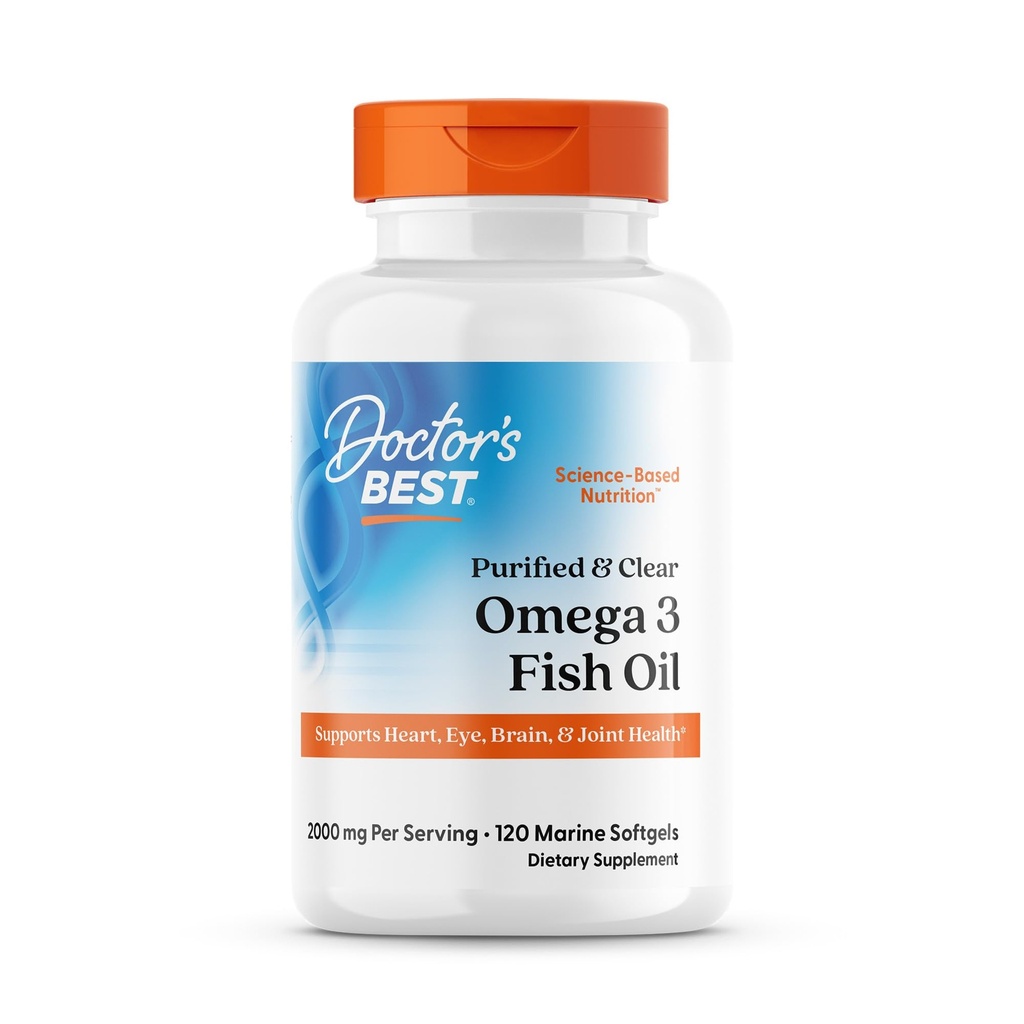 Arsti parim puhastatud ja selge omega 3 kalaõli Goldenomega, toetab südant, silma, aju ja liigeste tervist, mitte-GMO-d, gluteenivaba 120 merepehmelit