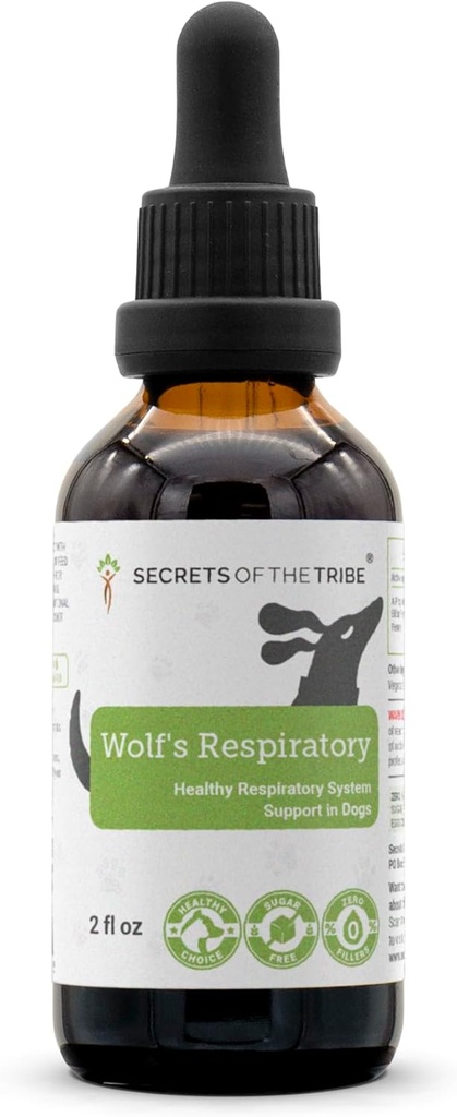 Hundi respiratoorne | Looduslik taimne toidulisand | Terve hingamissüsteemi tugi koertel | Alkoholivaba ekstrakt, linden, vanurid, kummel, piparmünt, apteegitill 2 oz