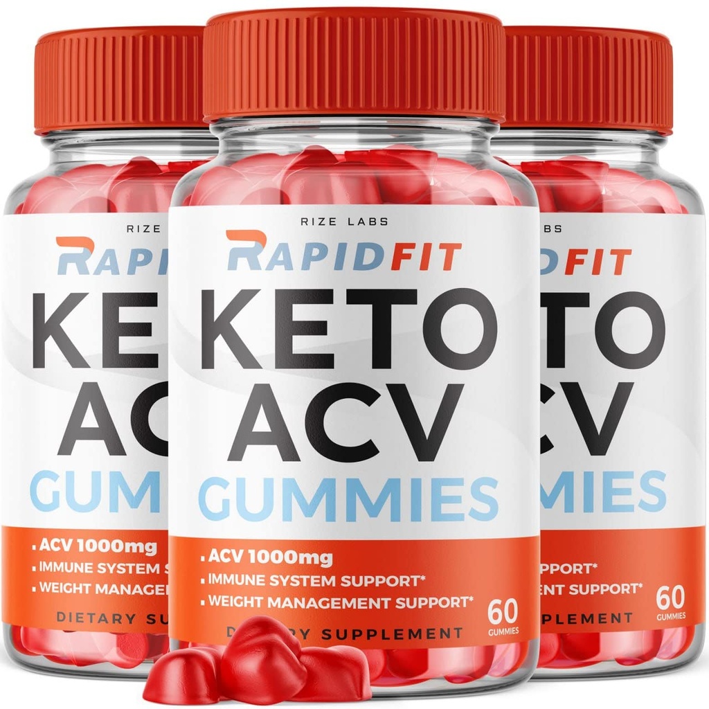 Rize laborid - RapidFit Keto ACV Gummies täiustatud kaalulangus Apple Siidri äädikalisandiga aitab vähendada kõht rasva ekstra tugevus (180 Gummies)