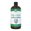 Täiustatud kolloidne hõbe-vedeliku immuunsuse tugilisa - 30 ppm puhas ja looduslik struktureeritud hõbevesi - orgaaniline kolloidhõbelahus - 16 oz pudel (1 pakend)