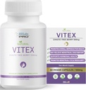 BIOLABS PRO Natural Vitex Chasteberry Supplement for Women - Pure Chaste Tree Berry Extract 500mg, Maksimaalne tugevus koostis, Vegan kapslid, toetab hormonaalset tasakaalu - (60 Caps - 2-kuuline pakkumine)