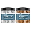 Maapealsed elemendid Rose HIPS & Bromelain Kapslikomplekt (iga 200 kapslit), Pure & Undiluted, Ei Lisaaineid