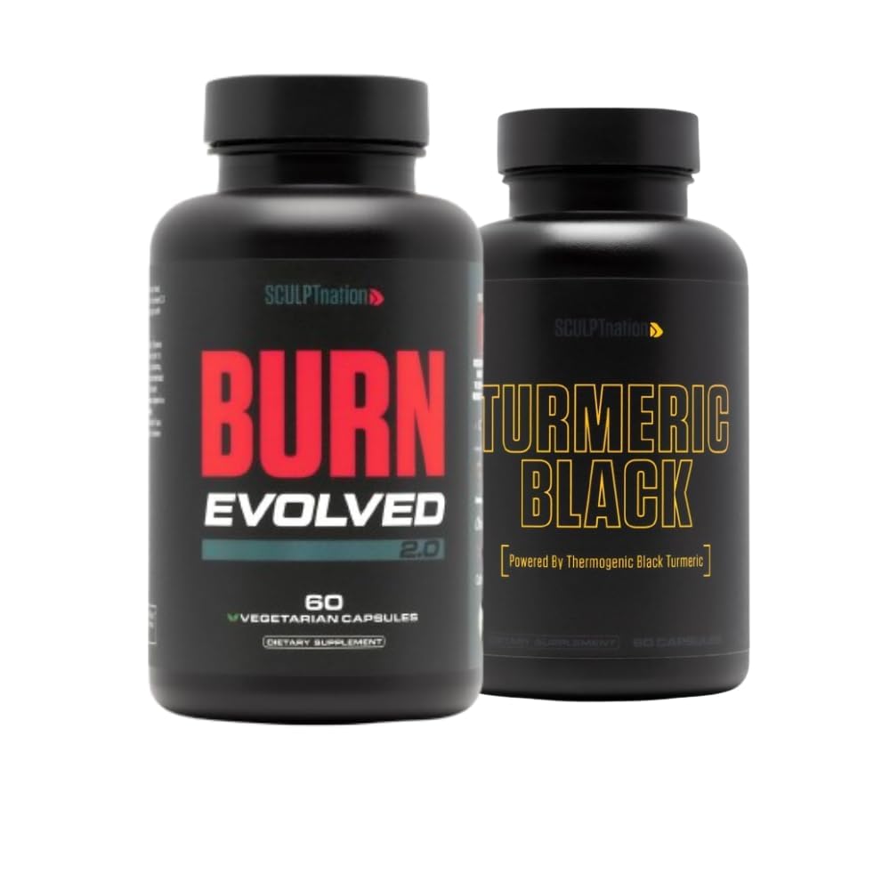 Skulpt Nation V Shred Burn Evolved 2.0 ja Turmeric Black Bund.
