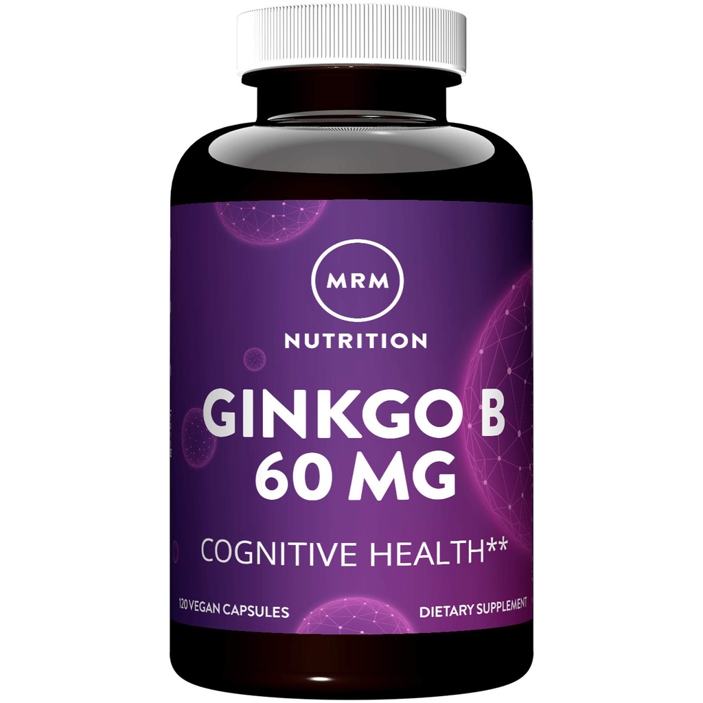 MRM Nutrition Ginkgo B 60mg | Gluteenivaba + vegan | 120 Servings